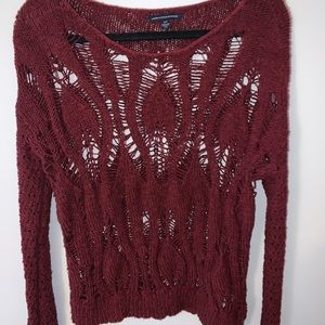 ❤️ American Eagle red knitted sweater
